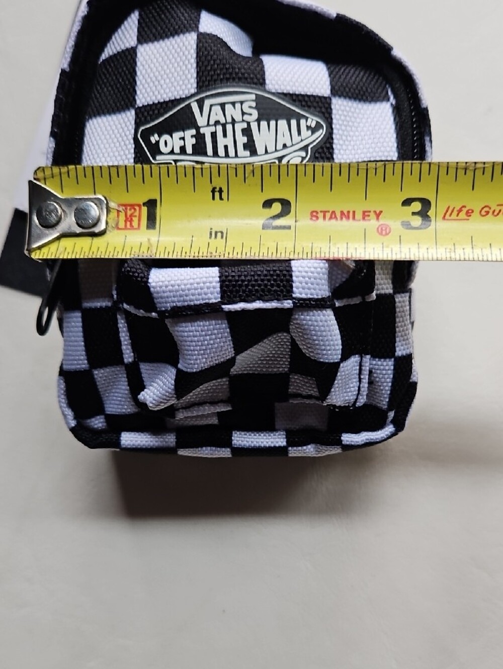 Vans Black & White Checker Mini Backpack Keycharm - Picture 14 of 16